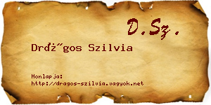 Drágos Szilvia névjegykártya